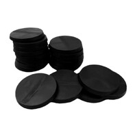 Plastbas Svart Round - 25mm (20 st) Green Stuff World