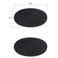 Plastbaser Svart Oval - 90x52mm (1 st) Citadel