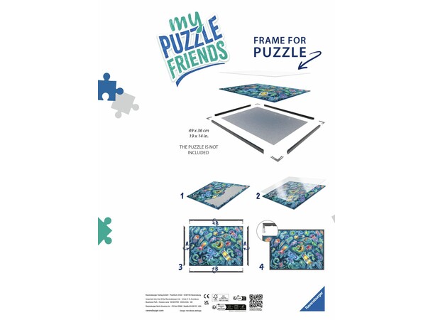 Pussel Ram 500 bitar 49x36 cm Ravensburger Puzzle 