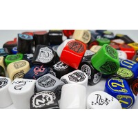 RPG Dice Modern D4  Tärning - 1 st Slumpmässig färg