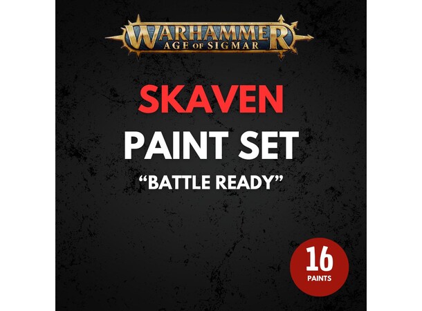 Skaven Paint Set Warhammer Age of Sigmar - Battle Ready 