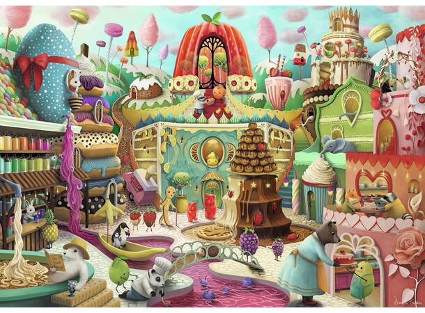 Sweet Street 1000 bitar Pussel Ravensburger Puzzle 