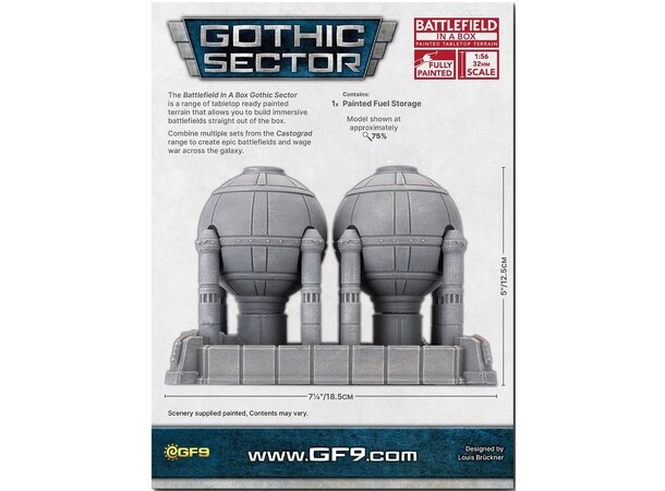 Terräng Fuel Storage Battlefield in a Box - Gothic Sector 