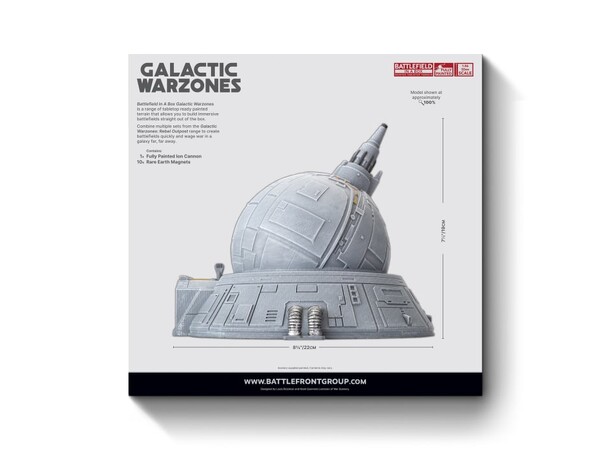 Terräng Rebel Outpost Ion Cannon Battlefield in a Box - Galactic Warzones 