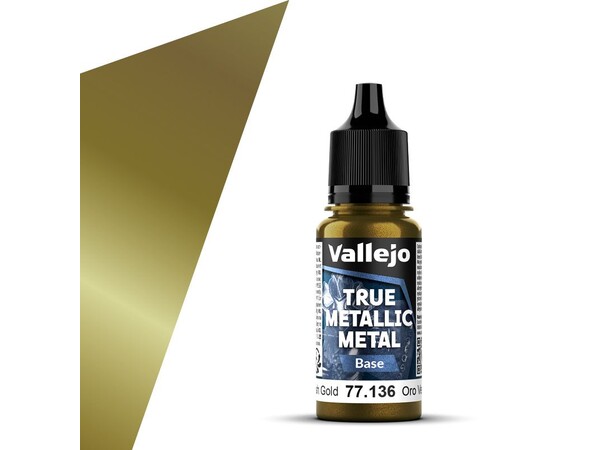 Vallejo True Metallic Base Greenish Gold True Metallic Metal 