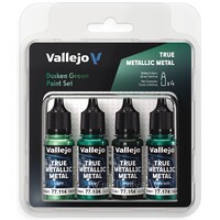 Vallejo True Metallic Set Dusken Green True Metallic Metal