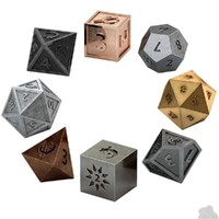Cosmere RPG Mistborn Deluxe Metal Dice 