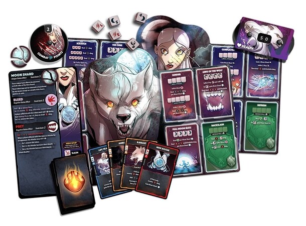 Dice Throne Pale Lady Werewolf Hero Pack Expansion til Dice Throne 