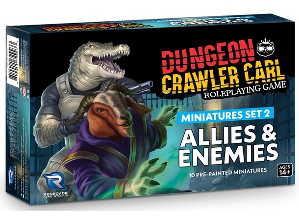 Dungeon Crawler Carl RPG Minis Set 2 Allies & Enemies 