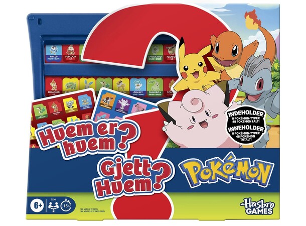 Gjett hvem Pokemon NORSK/DANSK 