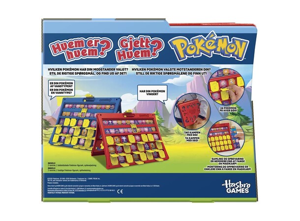 Gjett hvem Pokemon NORSK/DANSK 