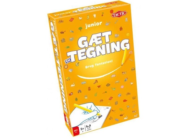 Gæt en Tegning Junior Rejsespil - DANSK 