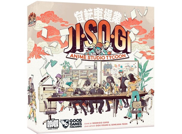 Jisogi Anime Studio Tycoon Brädspel 