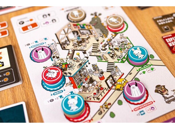 Jisogi Anime Studio Tycoon Brädspel 