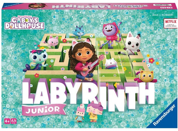 Labyrinth Junior Gabbys Dollhouse Brädspel - Svensk utgåva 