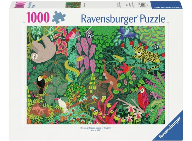 Magical Rainforest 1000 bitar Pussel Ravensburger Puzzle 