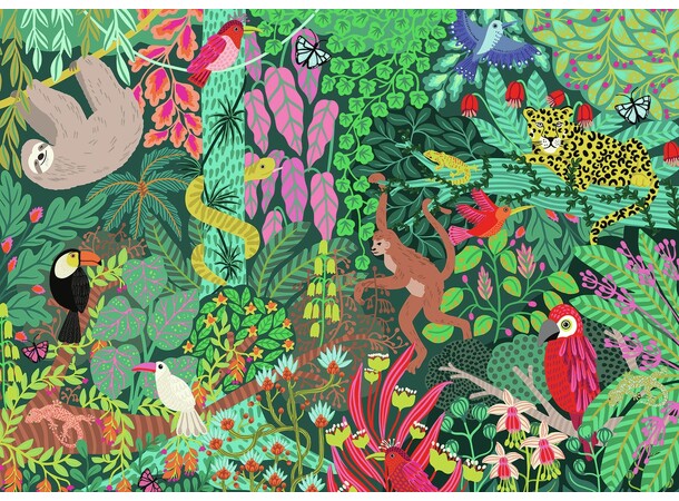 Magical Rainforest 1000 bitar Pussel Ravensburger Puzzle 