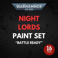 Night Lords Paint Set Warhammer 40K - Battle Ready
