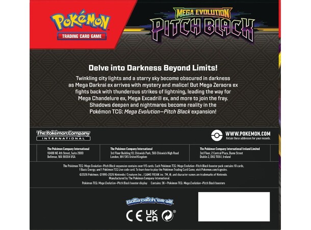 Pokemon Pitch Black Booster Box 