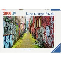 Street Art in Amsterdam 3000 bitar Pussel - Ravensburger Puzzle