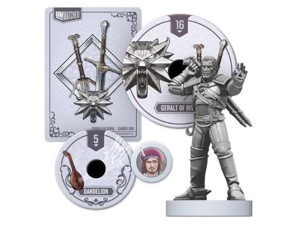Unmatched The Witcher Steel & Silver Brädspel 