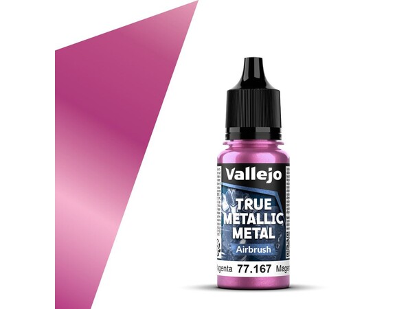 Vallejo True Metallic Airbrush Crimson Magenta - True Metallic Metal 