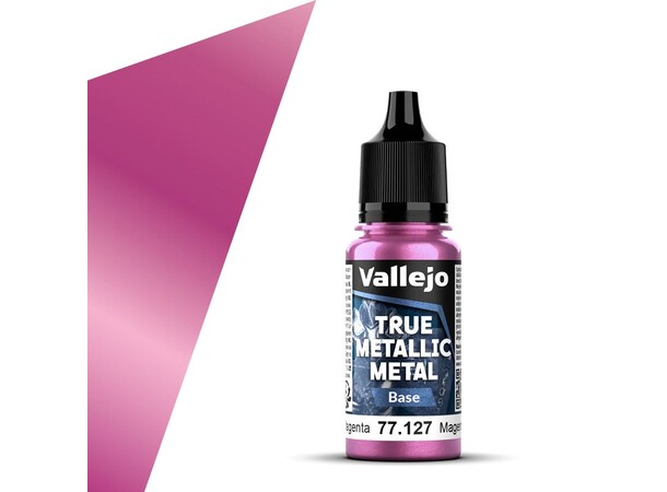 Vallejo True Metallic Base Crimson Magenta - True Metallic Metal 