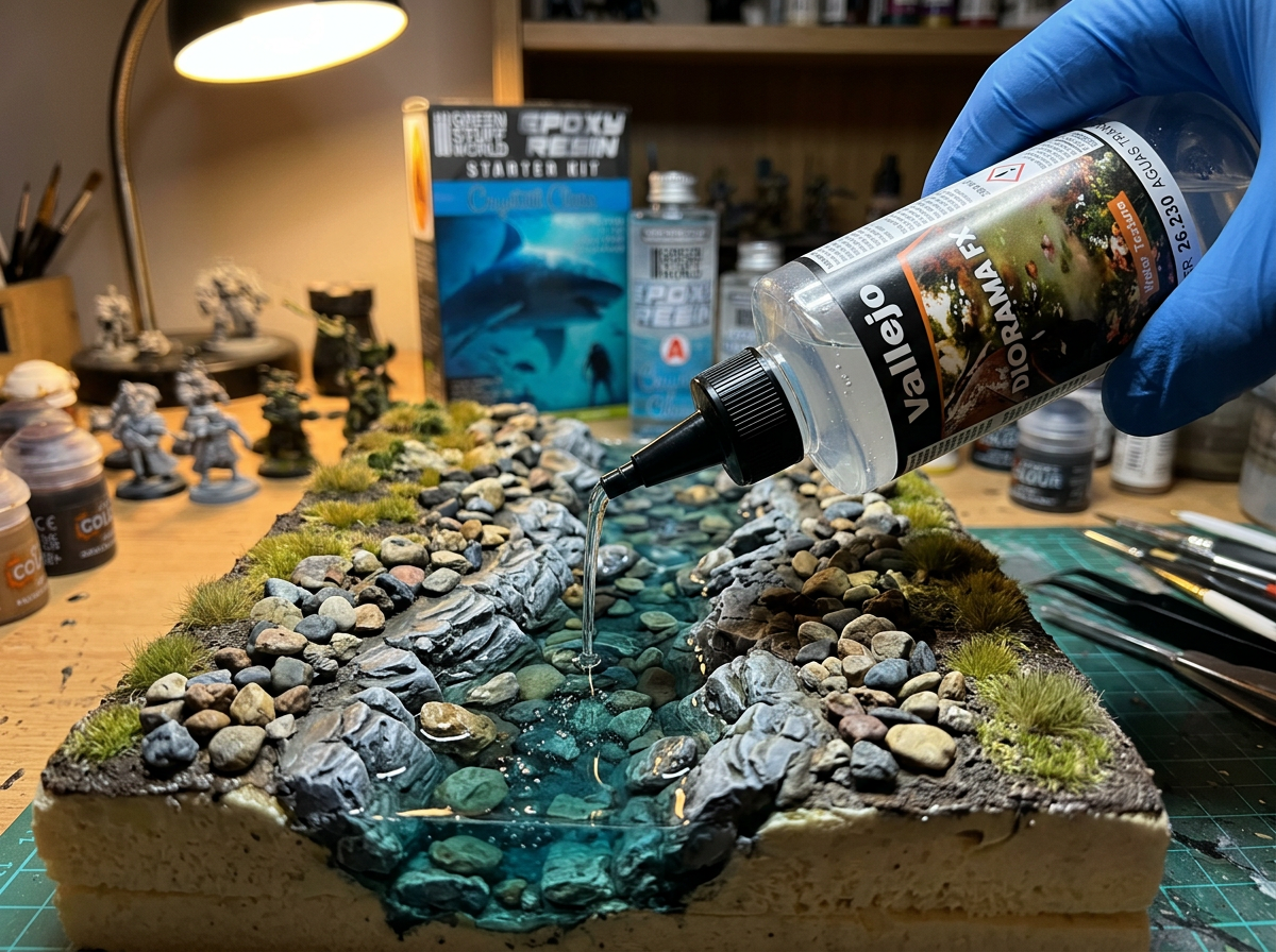 Epoxivatten på terräng